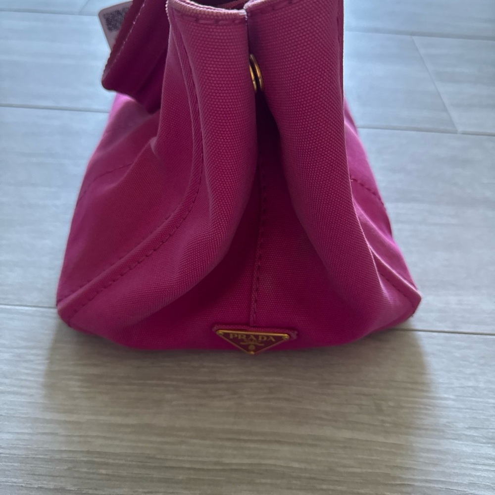 Prada Fuchsia Canvas Tote - Picture 5 of 8